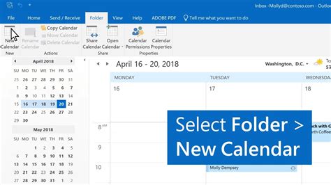 Add A Calendar In Outlook